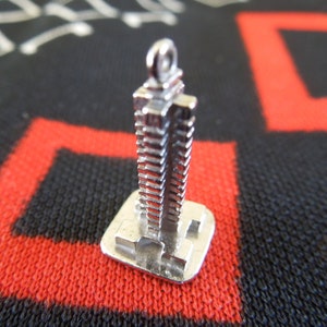 Sterling Canada Charm Figural Place Ville Marie Montreal Quebec Canada Sterling Silver Charm for Bracelet from Charmhuntress 03096