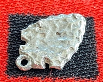 Sterling Arrowhead Charm Southwestern Indian Arrowhead Sterling Silver Charm for Bracelet from Charmhuntress 08040