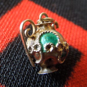 Enamel Silver Tea Pot Charm Chinese Or Portugal Sterling Silver Gold Vermeil Wash Tea Pot Charm for Bracelet from Charmhuntress 04573