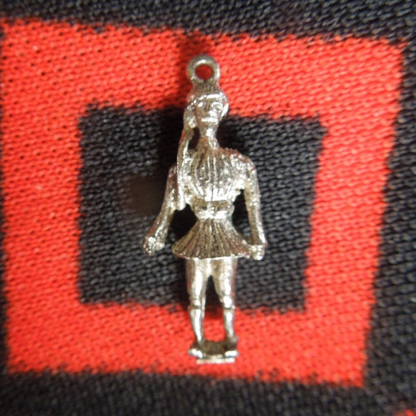 Silver Guard Charm Roman Soldier Centurion Guard Silver Charm for Bracelet from Charmhuntress 07498