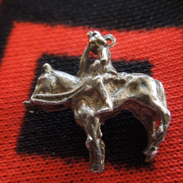 Sterling Soldier Charm Civil War Soldier On Horse Silver Charm for Bracelet from Charmhuntress 06731