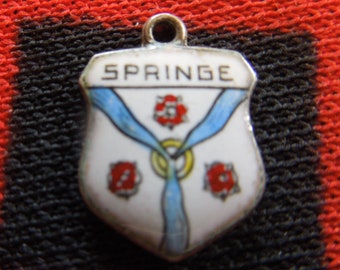 Silver Enamel Springe Charm 800 Silver Charm for Bracelet from Charmhuntress 07394