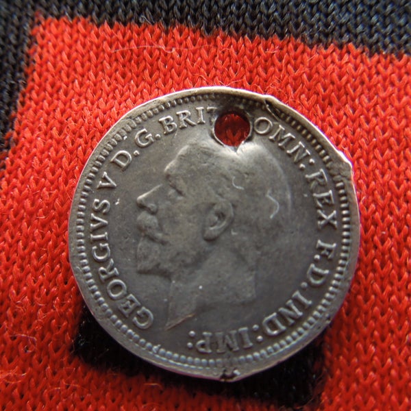 1933 Great Britain 3 Pence Coin Charm for Bracelet from Charmhuntress 05143