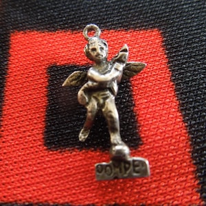 Silver Verrocchio Putto Fountain Charm Pompei Florence Italy Cupid Fountain 800 Silver Charm for Bracelet from Charmhuntress 06751