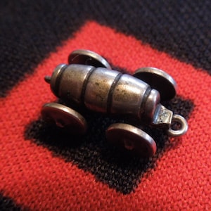 Sterling Movable Cannon Charm Civil War Cannon Figural Sterling Silver Charm for Bracelet from Charmhuntress 00859