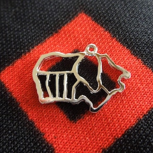 Sterling Canada Charm Vintage Cut Out Canadian Canada Province Map Charm Sterling Silver Charm for Bracelet from Charmhuntress 00926