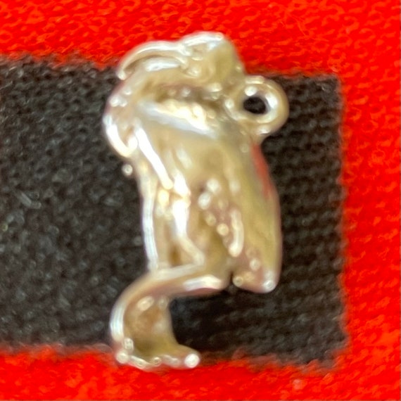 Sterling Flamingo Charm Flamingo Standing on One … - image 2
