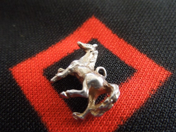 Sterling Horse Charm Cast Silver Horse Charm for … - image 3