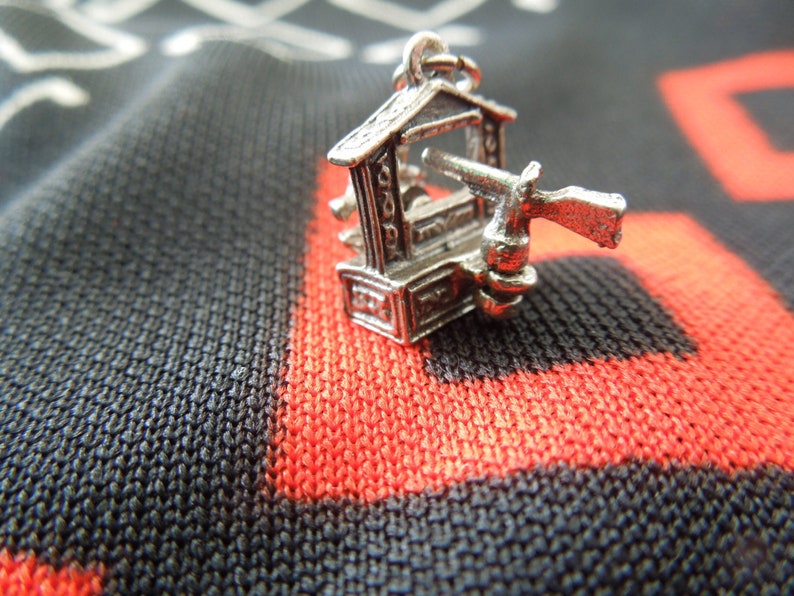 Sterling Shooting Gallery Charm Moving Shooting Gallery Etsy