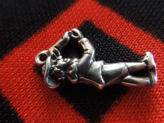 Sterling Court Jester Charm Renaissance Court Jes… - image 3