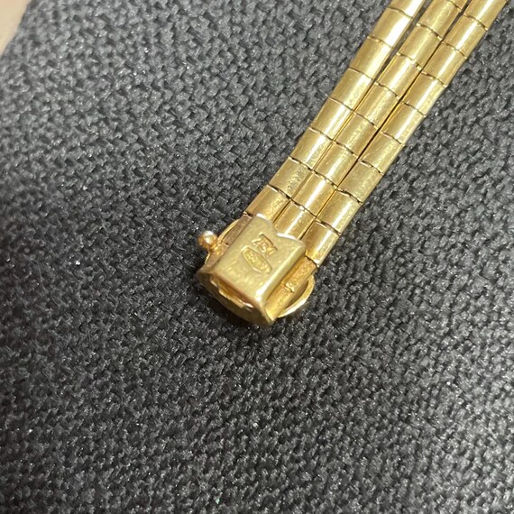 18k Solid Gold Estate Bracelet Charmhuntress X261 - image 8