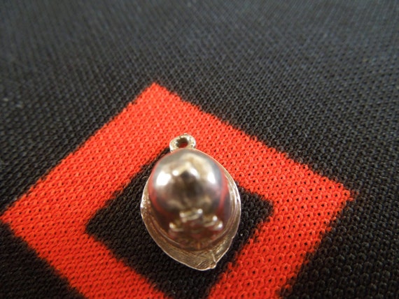 Sterling Police Helmet Charm Police Hat Silver Ch… - image 5