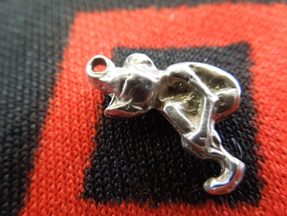 Sterling Pixie Charm Vintage Elf Pixie Sterling S… - image 5