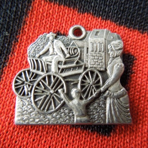 Sterling Indiana Charm Elwood Haynes Horseless Carriage Indiana Sterling Charm for Charm Bracelet from Charmhuntress 00102