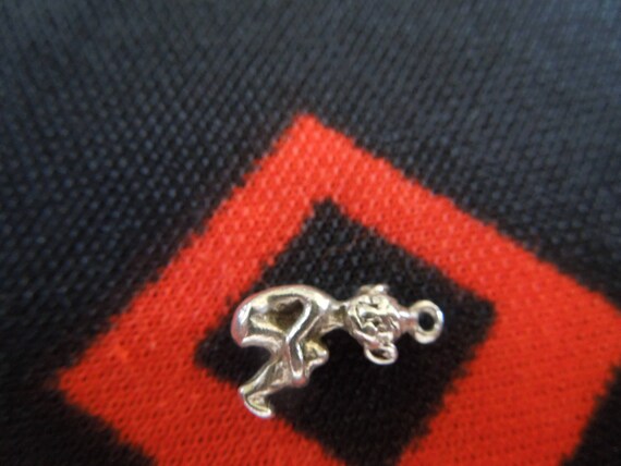 Sterling Pixie Charm Vintage Elf Pixie Sterling S… - image 2
