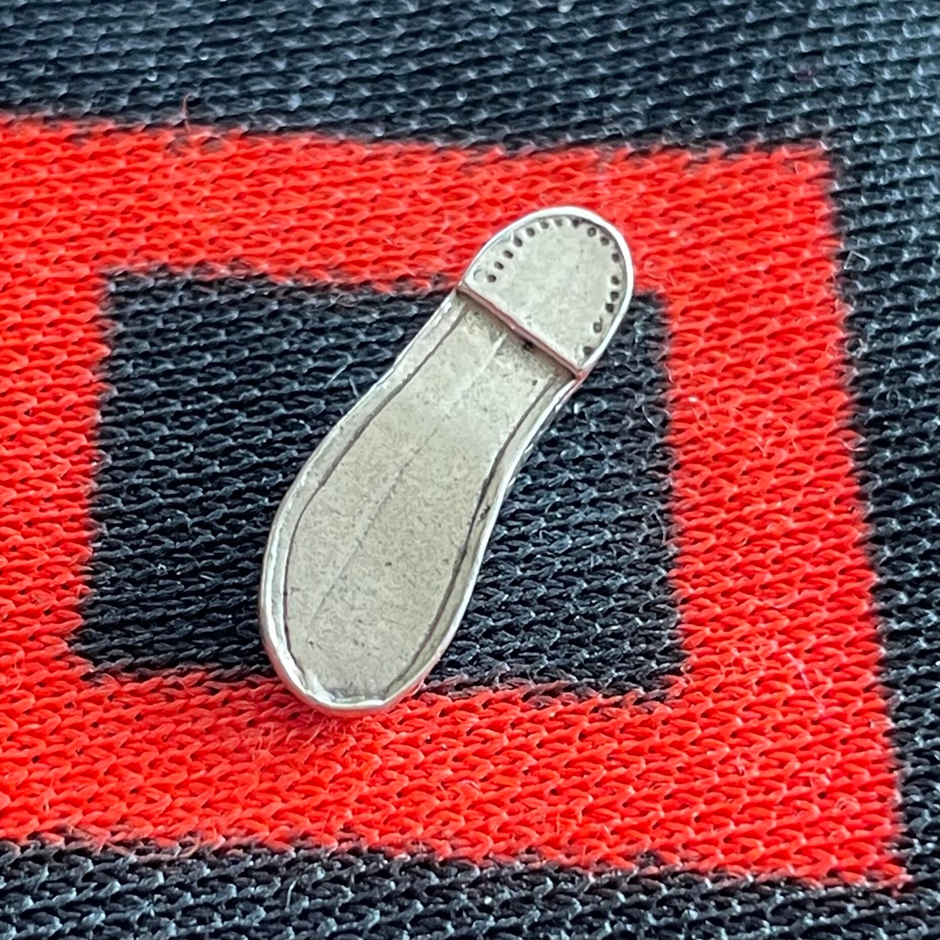 Sterling Sandal Charm Figural Mexican Shoe Sterling Silver