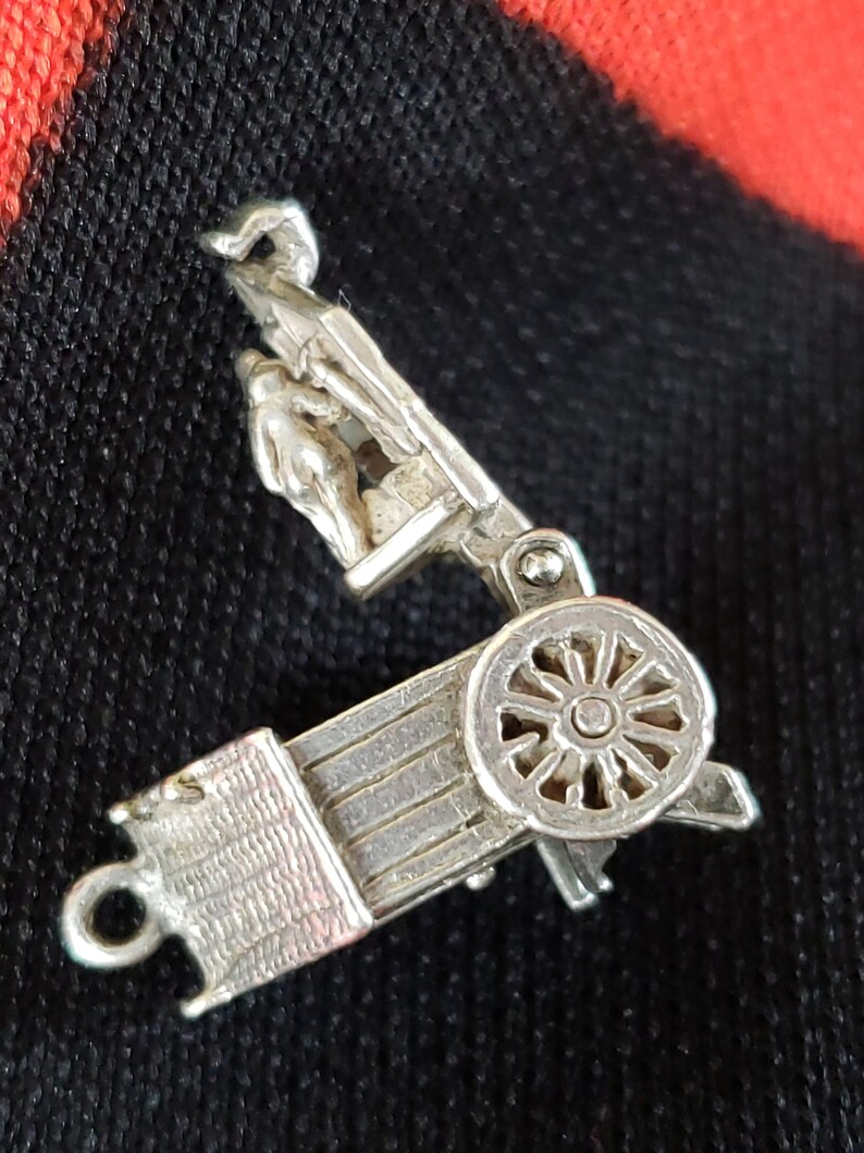 Opening Sterling Nude Woman Charm In Portable Bathing Hut Dressing Room Sterling Silver Charm for Bracelet from Charmhuntress 06129