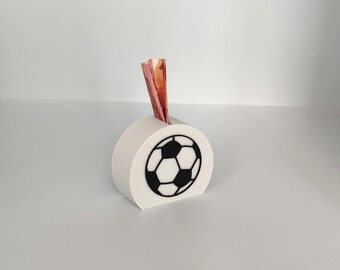 Fußball Spardose Junge Geschenk 3D Druck Dose Kinder Sparschwein