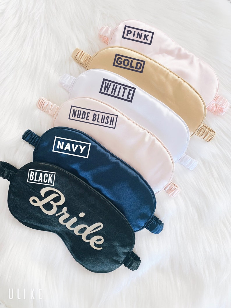 Personalized Custom Sleep Masks Bridesmaids Gift Gift for Etsy