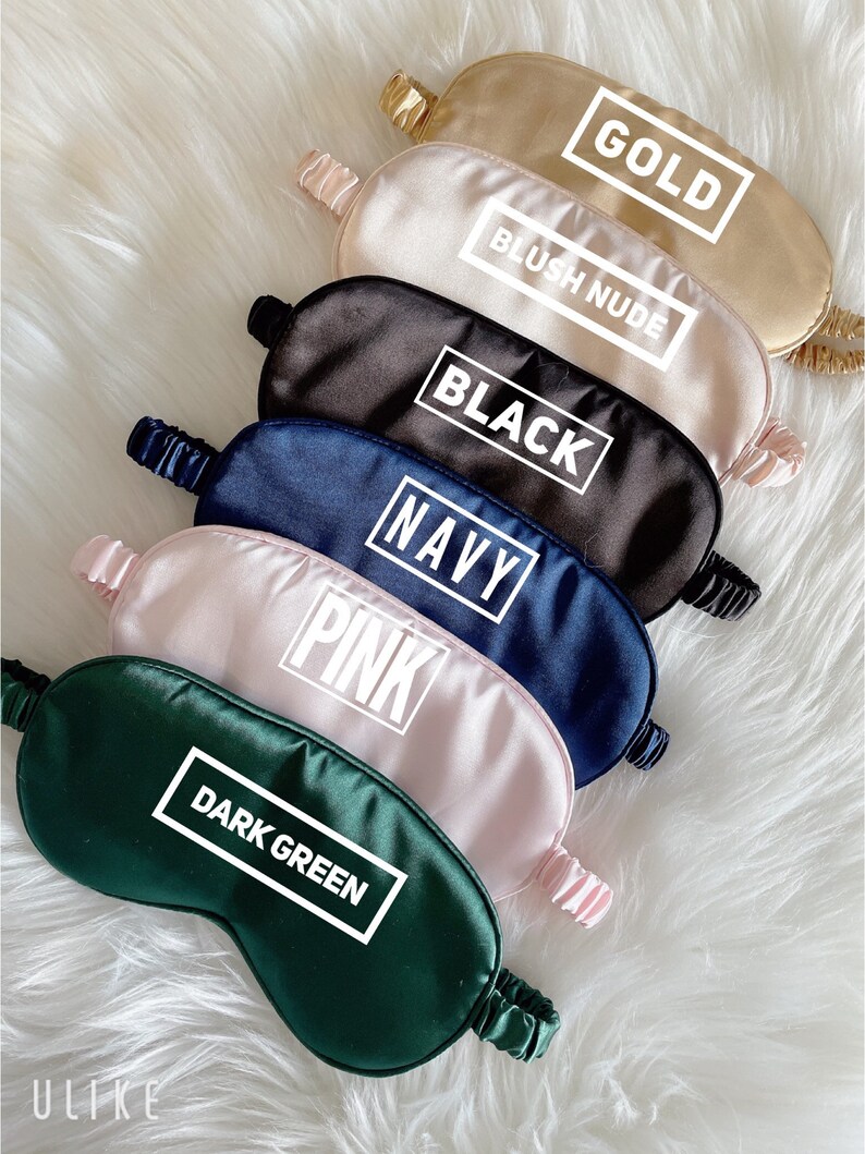 Personalized Custom Sleep Masks Bridesmaids Gift Gift for Etsy