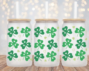 Lucky Three Clover - 16oz Cup Wrap