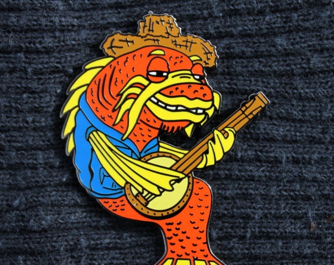 Grateful Dead jerry Garcia catfish John Hat Pin Limited Edition of 100