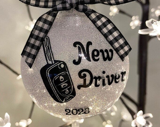New Driver Ornament Holiday Gift Etsy