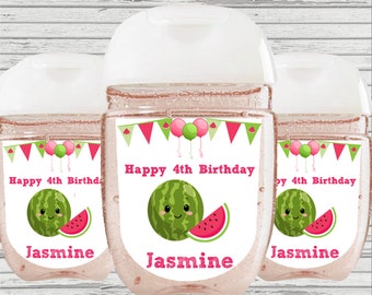 Watermelon Favor Label,  HS Label, Watermelon Theme