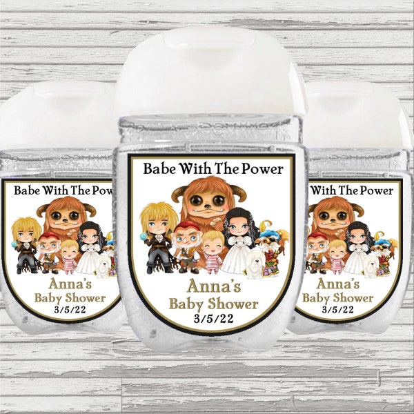 Labyrinth Theme Baby/Bridal Shower/Birthday Favor, HS Label