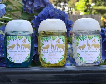 jungle baby shower party favors