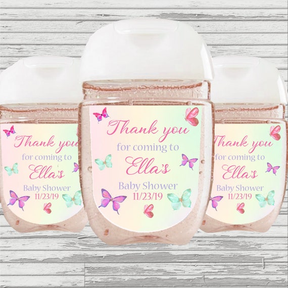 Butterfly Theme Baby Shower/birthday Favor HS Label Etsy