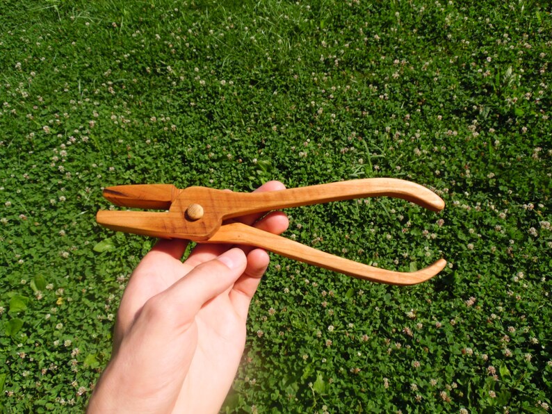 Wooden Blacksmith Pliers Etsy