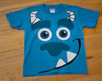 adult sized mike or sulley t-shirts