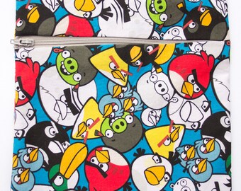 angry birds reusable sandwich or snack bag