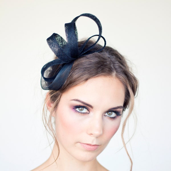 Black Fascinator Etsy