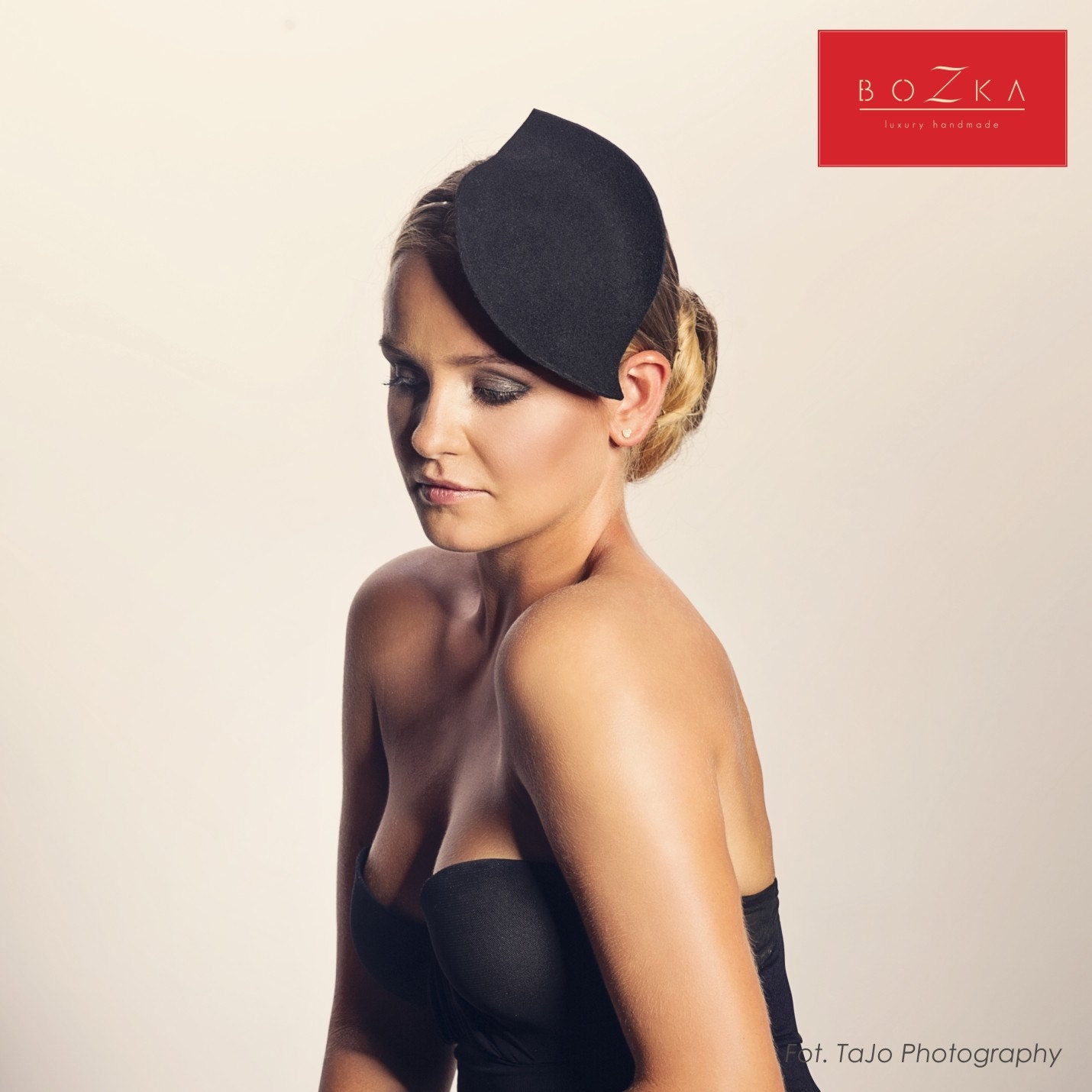 Wool Felt Fascinator Wool Headpiece 