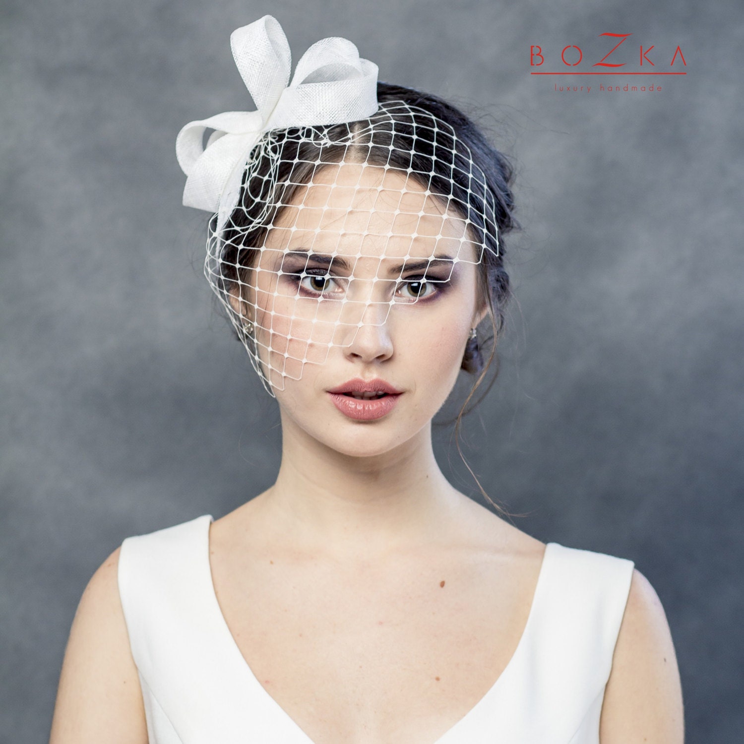 Modern Bridal Fascinator With Merry 