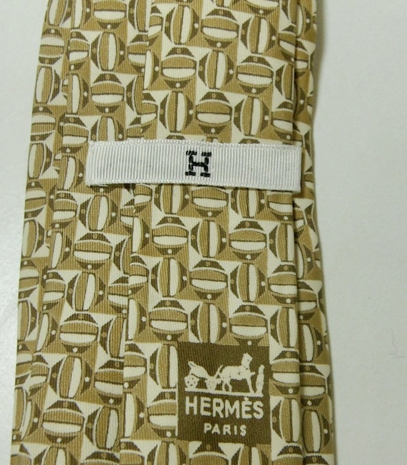 Vintage Hermes Silk Tie - image 3