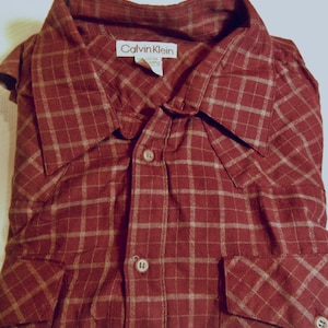 Vintage Calvin Klein Plaid Shirt
