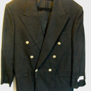 Vintage Silk Double Breasted Sport Coat