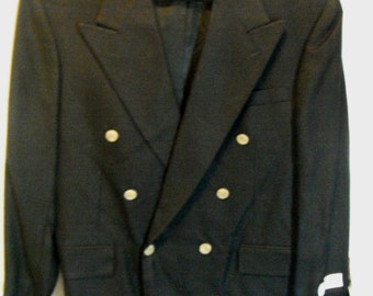 Vintage Silk Double Breasted Sport Coat