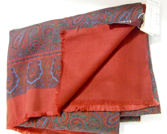 Vintage Gucci Silk Scarf - image 4