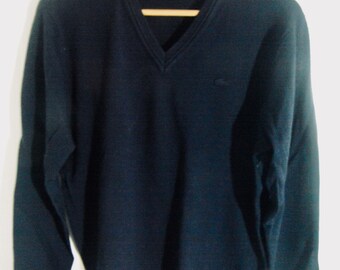 Blue Lacoste Sweater - Etsy Singapore