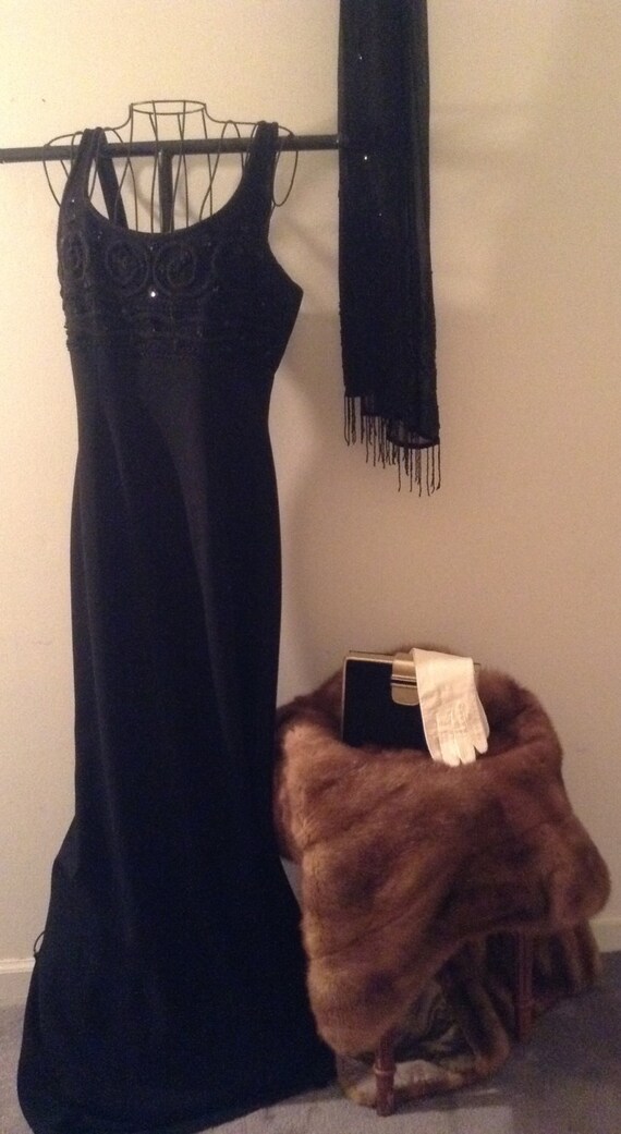 Vintage Rimini Black Gown