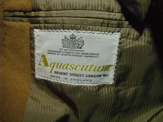 Vintage Aquascutum Tan Sport Coat - image 4