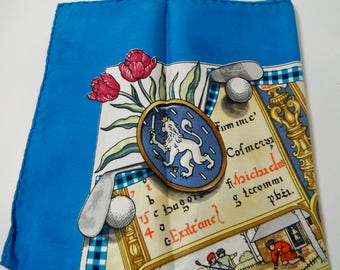 Vintage Hermes Silk Scarf