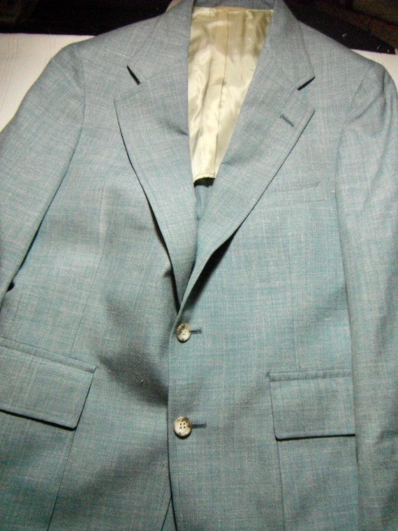 Vintage Chaps Blue Sport Coat - image 3