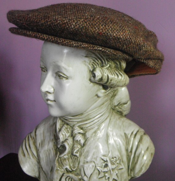 Vintage Kangol Brown Tweed Hat