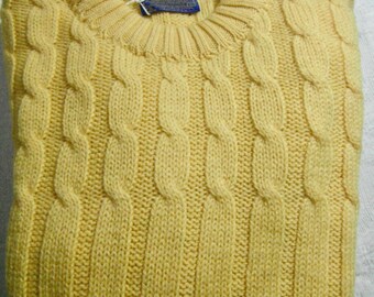 Vintage Mens Pendleton Yellow Sweater