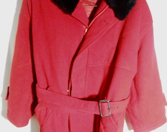 Vintage Bonwitt Teller Mens Coat